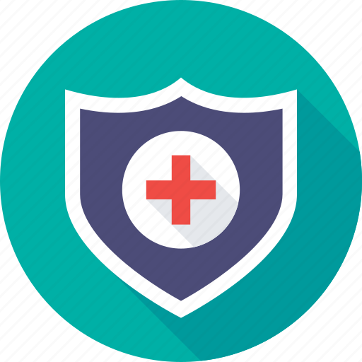Health insurance, healthcare, hospital care, medical, shield icon - Download on Iconfinder