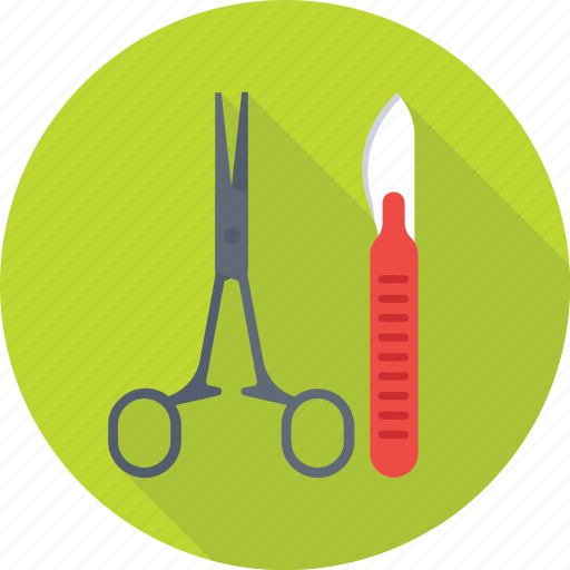 Cutting tools, medical tool, scalpel, scissor, surgery icon - Download on Iconfinder