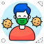 face, mask, wearing, dust, protective 