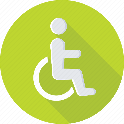 Disability, disabled parking, handicap, paralyzed, paraplegic icon - Download on Iconfinder