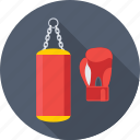 boxing, boxing gloves, punch, punching bag, sports 