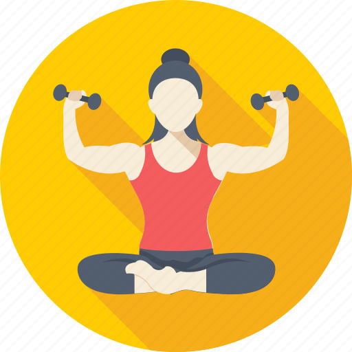 Exercising, fitness, workout, yoga, yoga posture icon - Download on Iconfinder