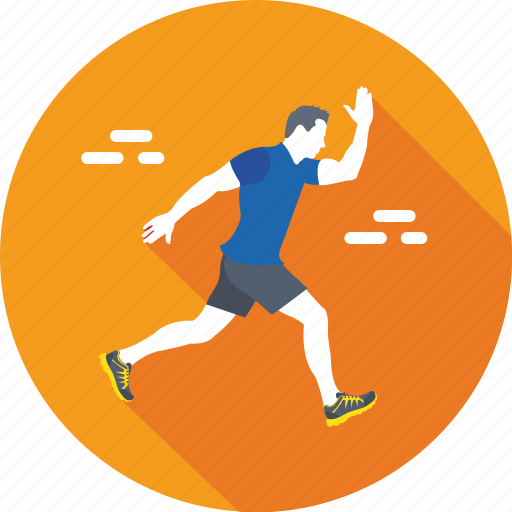 Athlete, fitness, jogging, runner, running icon - Download on Iconfinder