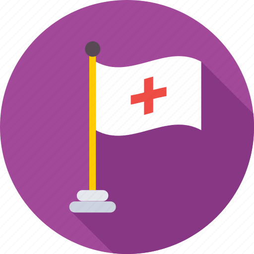 Ensign, flag, hospital flag, hospital symbol, insignia icon - Download on Iconfinder