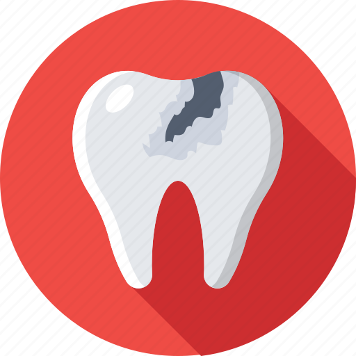 Broken tooth, cavity, dentist, molar, stomatology icon - Download on Iconfinder