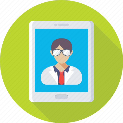 Health app, mobile, online aid, online doctor, video call icon - Download on Iconfinder