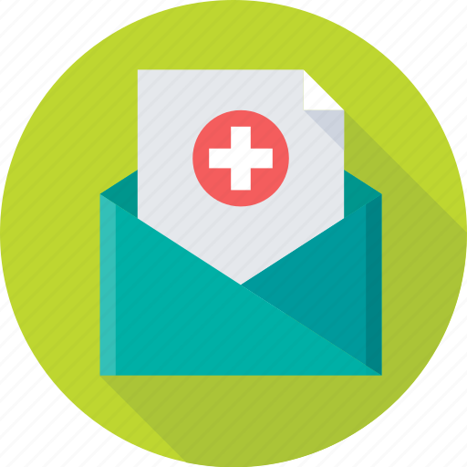 Email, envelope, medical report, medication, prescription icon - Download on Iconfinder