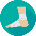 feet plaster, foot, fracture, injury, plaster