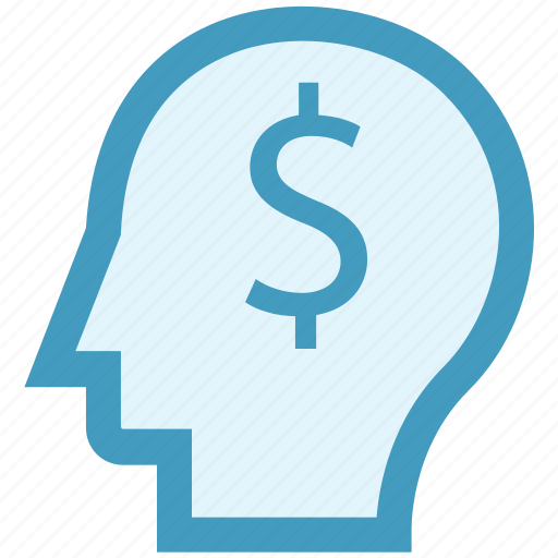 Dollar, head, idea, money, thinking icon - Download on Iconfinder