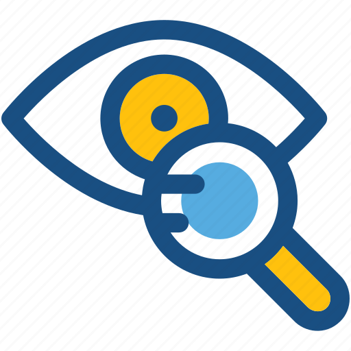 Eye, eye test, eyesight, magnifier, see, vision icon - Download on Iconfinder