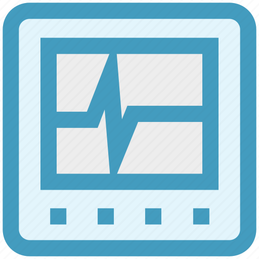 Cardiogram, ekg, healthcare, medical, medical screen, test icon - Download on Iconfinder