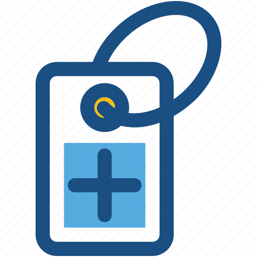 Hospital sign, hospital tag, label, sticker, tag icon - Download on Iconfinder