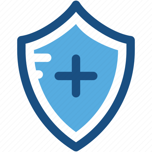 Health protection, healthcare, hospital care, medical care, shield icon - Download on Iconfinder