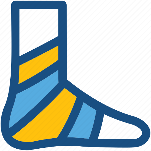 Feet plaster, foot, fracture, injury plaster, limb plaster icon - Download on Iconfinder