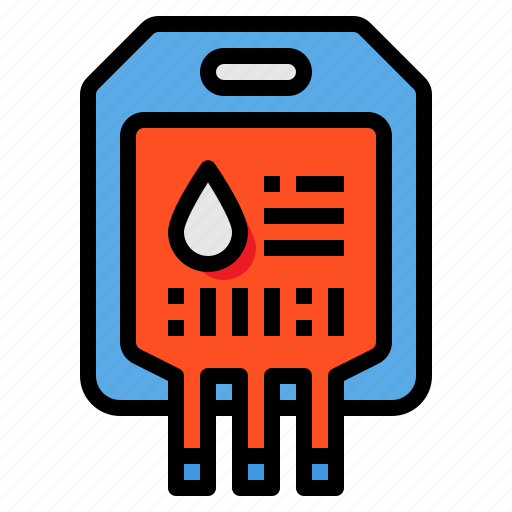 Bag, blood, donation, iv, transfusion icon - Download on Iconfinder