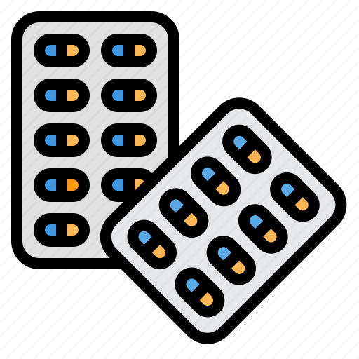 Medical, medicine, pill, strip, tablet icon - Download on Iconfinder