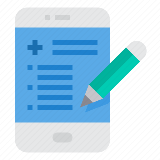 Document, history, medical, patient, smartphone icon - Download on Iconfinder