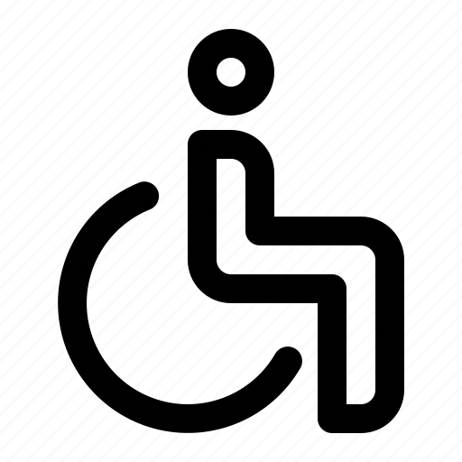 Chair, disabled, hospital, medical, patient, wheel, wheel chair icon - Download on Iconfinder