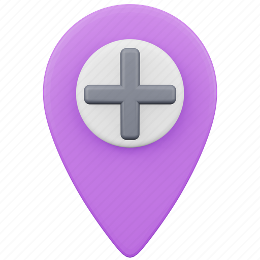 Location, medical, healthcare, address, hospital, pin, navigation icon - Download on Iconfinder