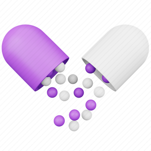 Medicine, medical, healthcare, capsule, drug, pharmacy 3D illustration - Download on Iconfinder