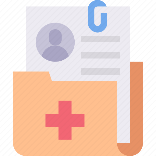 Document, file, folder, healthcare, medical icon - Download on Iconfinder