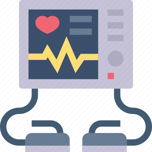 Appliance, device, healthcare, heart, heartrate, medical, paddles icon - Download on Iconfinder