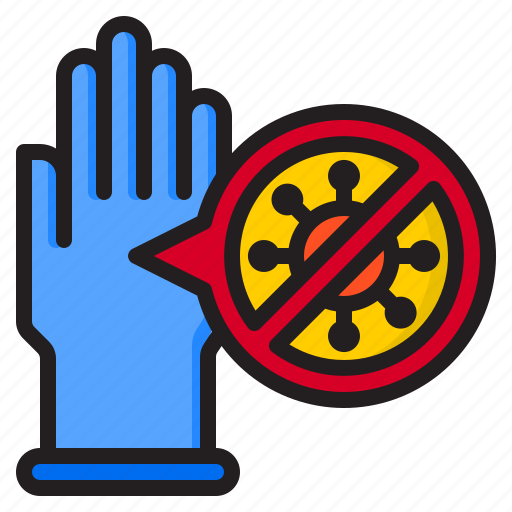 Coronavirus, covid19, glove, hand, protection icon - Download on Iconfinder