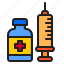 coronavirus, covid19, drug, medical, syringe 