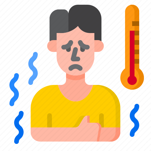 Coronavirus, covid19, man, tempurature, thermometer icon - Download on Iconfinder