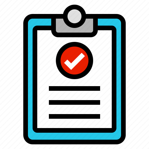 Note, checklist, checkbox, document, clipboard icon - Download on Iconfinder