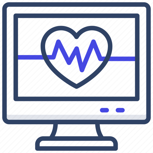 Cardiogram, cardio monitor, ecg monitor, palpitation, electrocardiogram icon - Download on Iconfinder