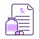 prescription, medical report, drugs, pharmacy, pills, pill