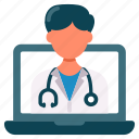 internet, consultation, online, doctor, medicine, health
