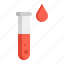 blood, sample, test tube, experiment 