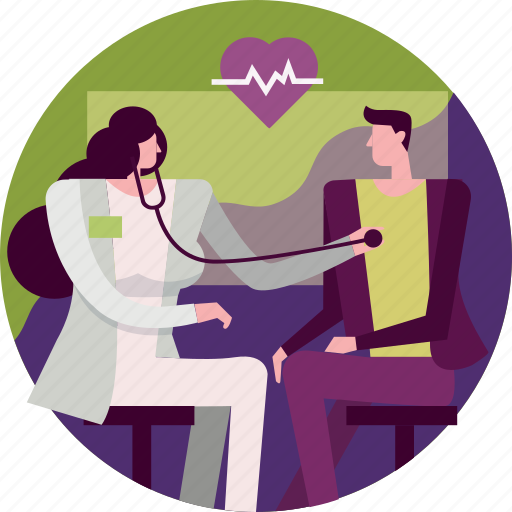 Medical, check up, doctor, healthcare, heart rate, hospital, stethoscope icon - Download on Iconfinder