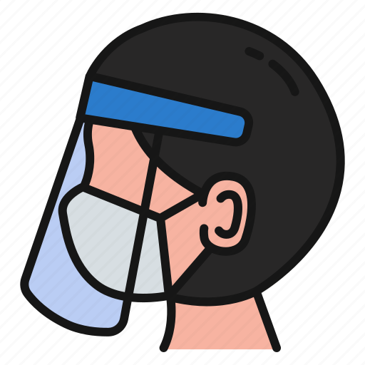 Face shield, coronavirus, infection icon - Download on Iconfinder