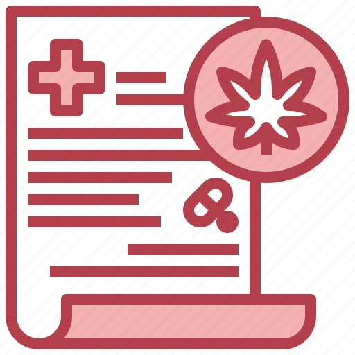Cannabis, prescription, medical, report, healthcare, weed icon - Download on Iconfinder