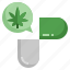 capsule, cannabis, drugs, healthcare, medical, botanical 