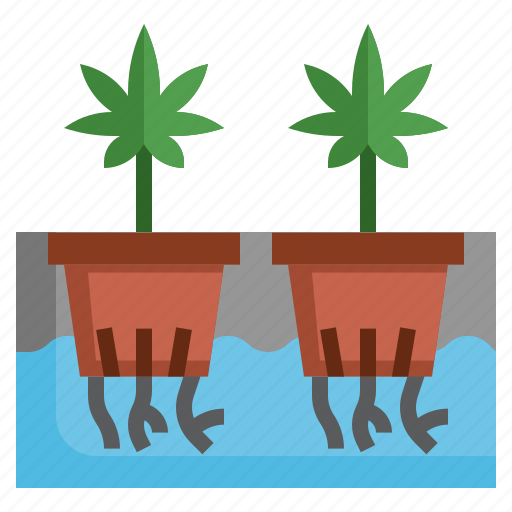 Hydroponic, production, gardening, farming, weed icon - Download on Iconfinder