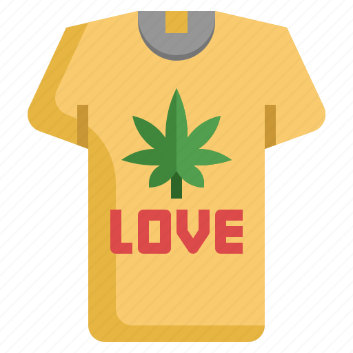 Shirt, t, weed, cannabis, botanical icon - Download on Iconfinder