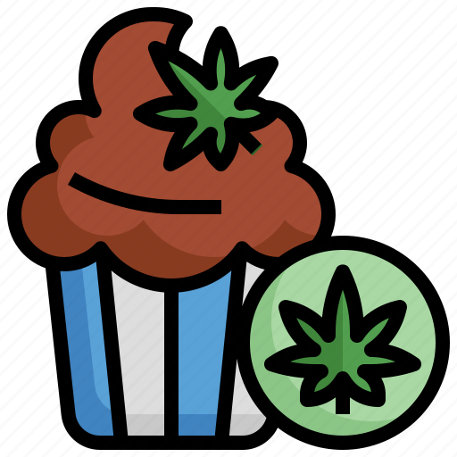 Marijuana, cupcake, cupcakes, healthcare, medical, weed icon - Download on Iconfinder