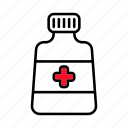 medicine, bottle, pandemic, drugs, virus