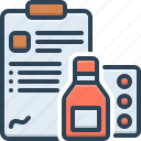 medication, prescription, receipt, report, healing, medicine, medicament