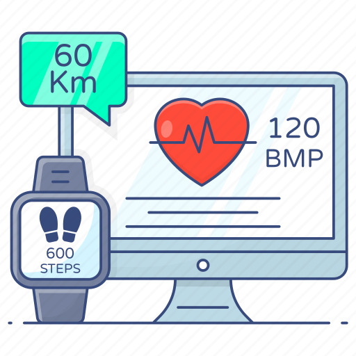 Health, monitoring, ecg monitor, electrocardiogram, heartbeat monitor, ecg machine, health monitoring icon - Download on Iconfinder
