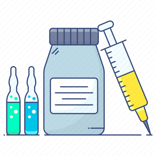 Injection, syringe, injecting tool, intravenous, vaccine icon - Download on Iconfinder