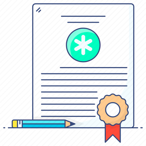 Medical, contract, medical certificate, medical contract, medical document, medical agreement, doctors contract icon - Download on Iconfinder