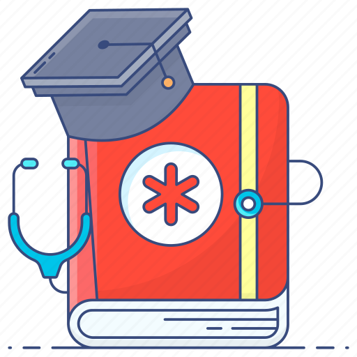 Medical, education, medical book, medical education, medical knowledge, medical degree, learning book icon - Download on Iconfinder
