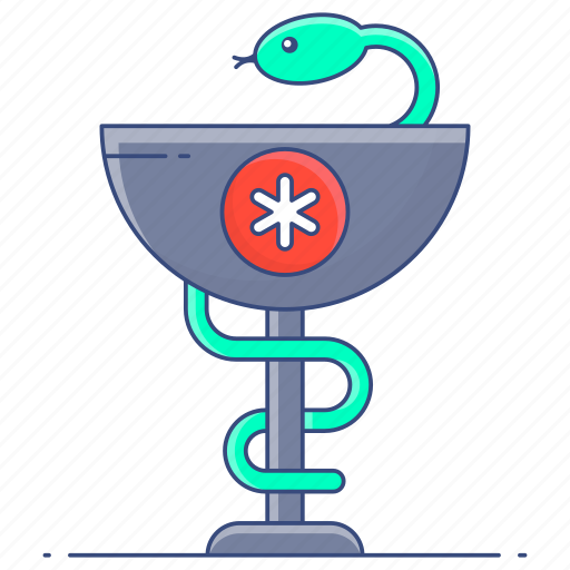Pharmacy, pharmacy snake, pharmacy symbol, snake symbol, snake cup, medical snake icon - Download on Iconfinder