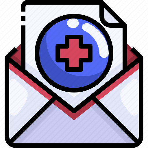 Communication, email, envelope, mail, medical, message, report icon - Download on Iconfinder