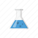 beaker, bottle, chemical, flask, liquid, medical, synthesis